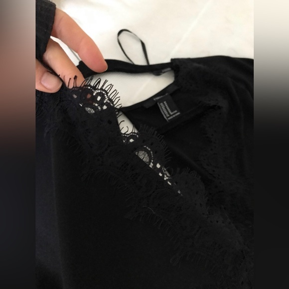 Black Lace Romper - Picture 3 of 5